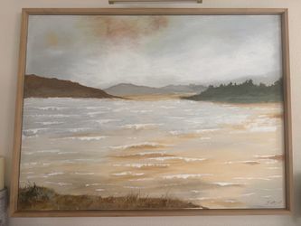 Storm on lake