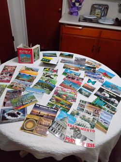 Large Lot of Travel Postcards and Brochures