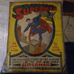 Superman Tin Poster