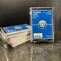 Sports/tcg Card Dividers (15 Packs; 150 Total Dividers 