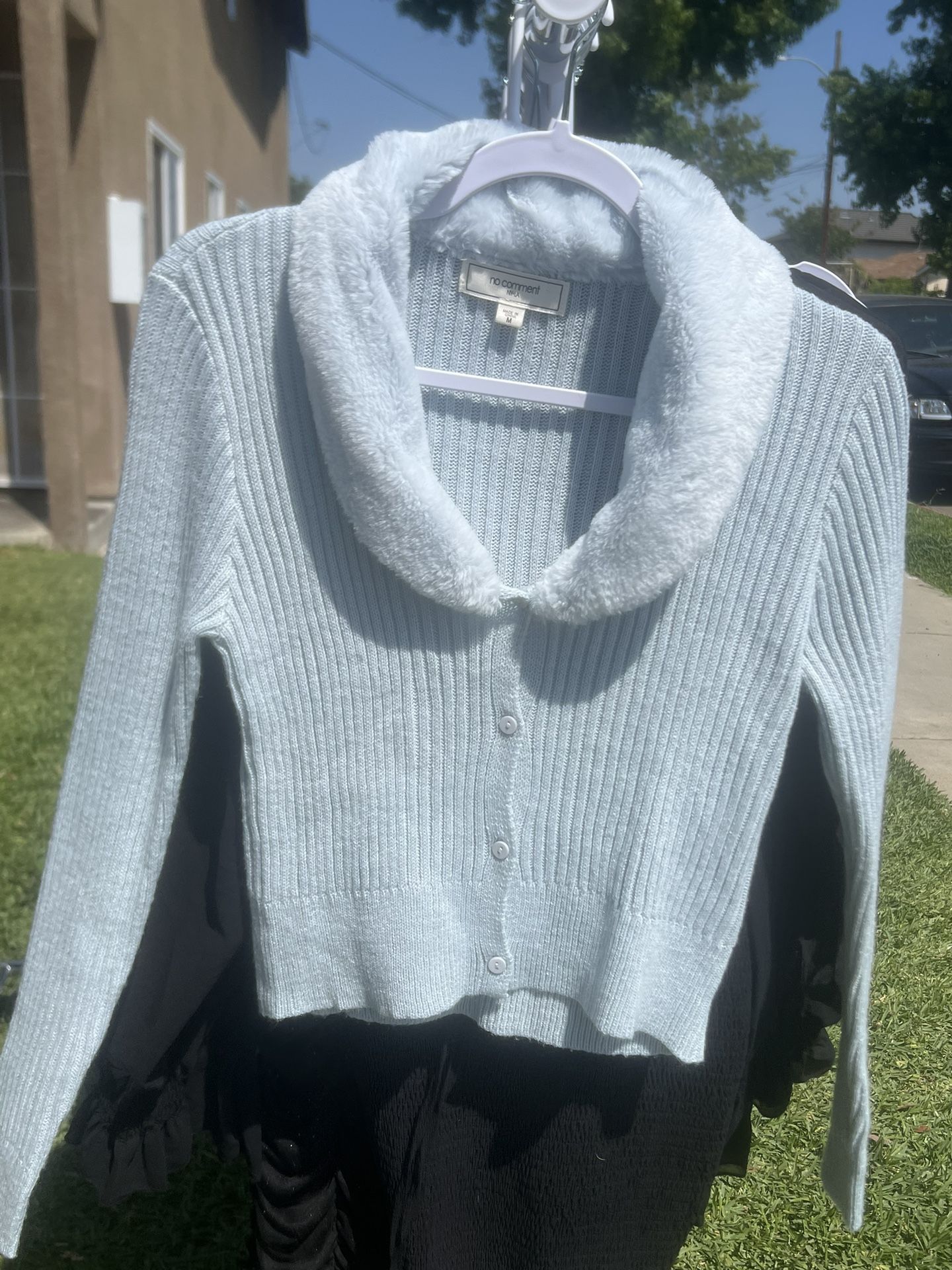 Blue Cardigan