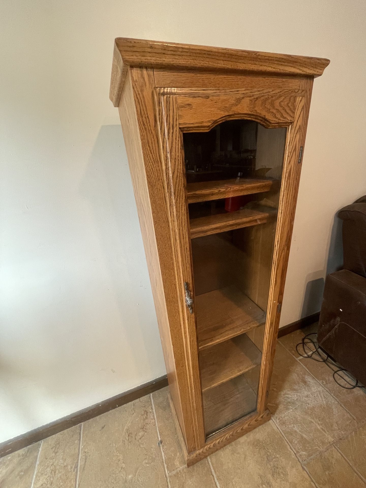 Glass Bookcase/media storage