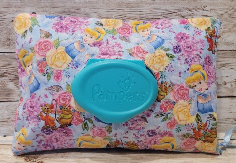 Cinderella Pampers Wipes Cover