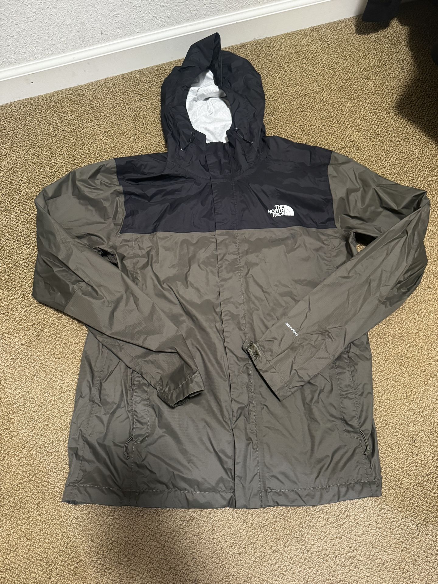 The North Face Black and Olive Jacket