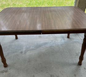 Wood Table with Formica Top
