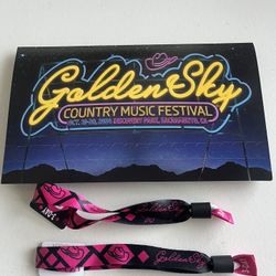Two 3-Day GA Tickets To Golden Sky Festival Oct 18-20 In Sacramento CA. 
