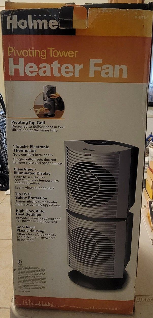 Pivoting Tower Heater Fan