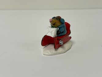 Wee Forest Folk MO-03 Mole's Red Sled (AP) 1995