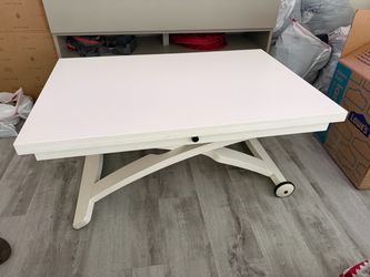Coffe Table & table white Calligaris