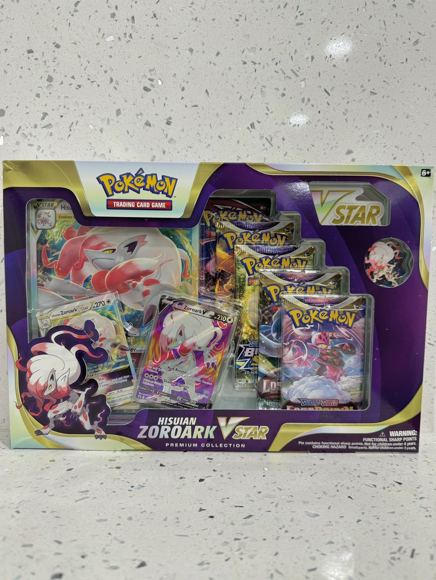 Pokemon TCG HISUIAN ZOROARK VSTAR Premium Collection Box