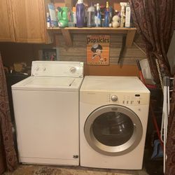 Washer and Gas Dryer