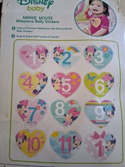 Baby monthly stickers new