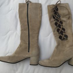 Retro Bandolino Suede Boots Size 6N