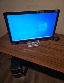 HP Pavillion Desktop Computer w/ 25" Monitor