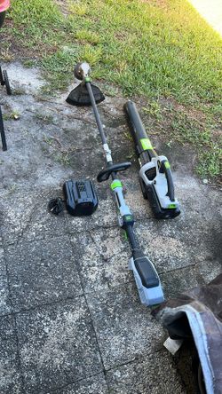 Ego Blower And Weed Eater Battery And Charger
