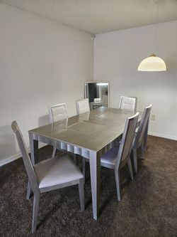Silver dining set