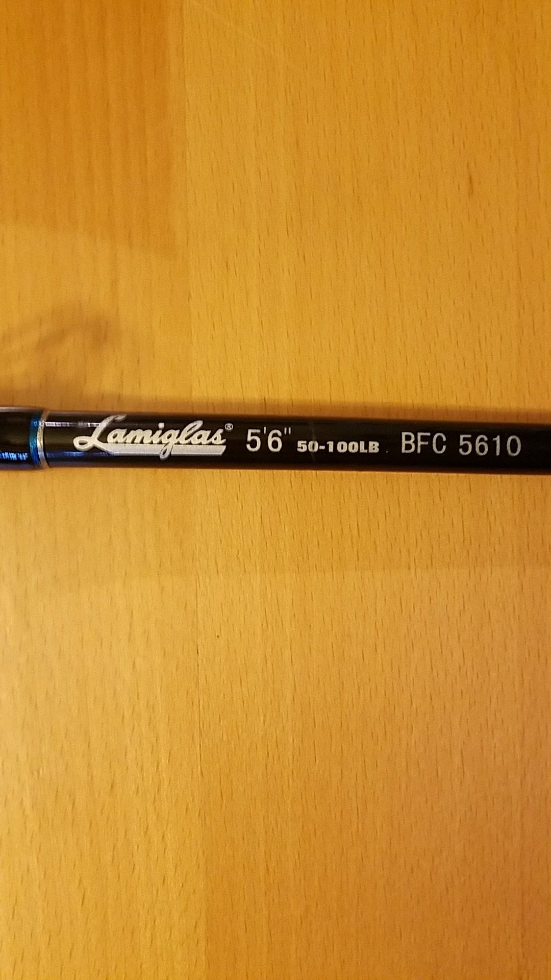 Lamiglas BFC 5610 5'6" 50-100lb halibut tuna rod