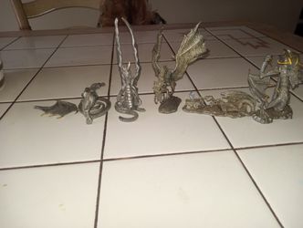 1(contact info removed)  Cast Metal Dragon Figures