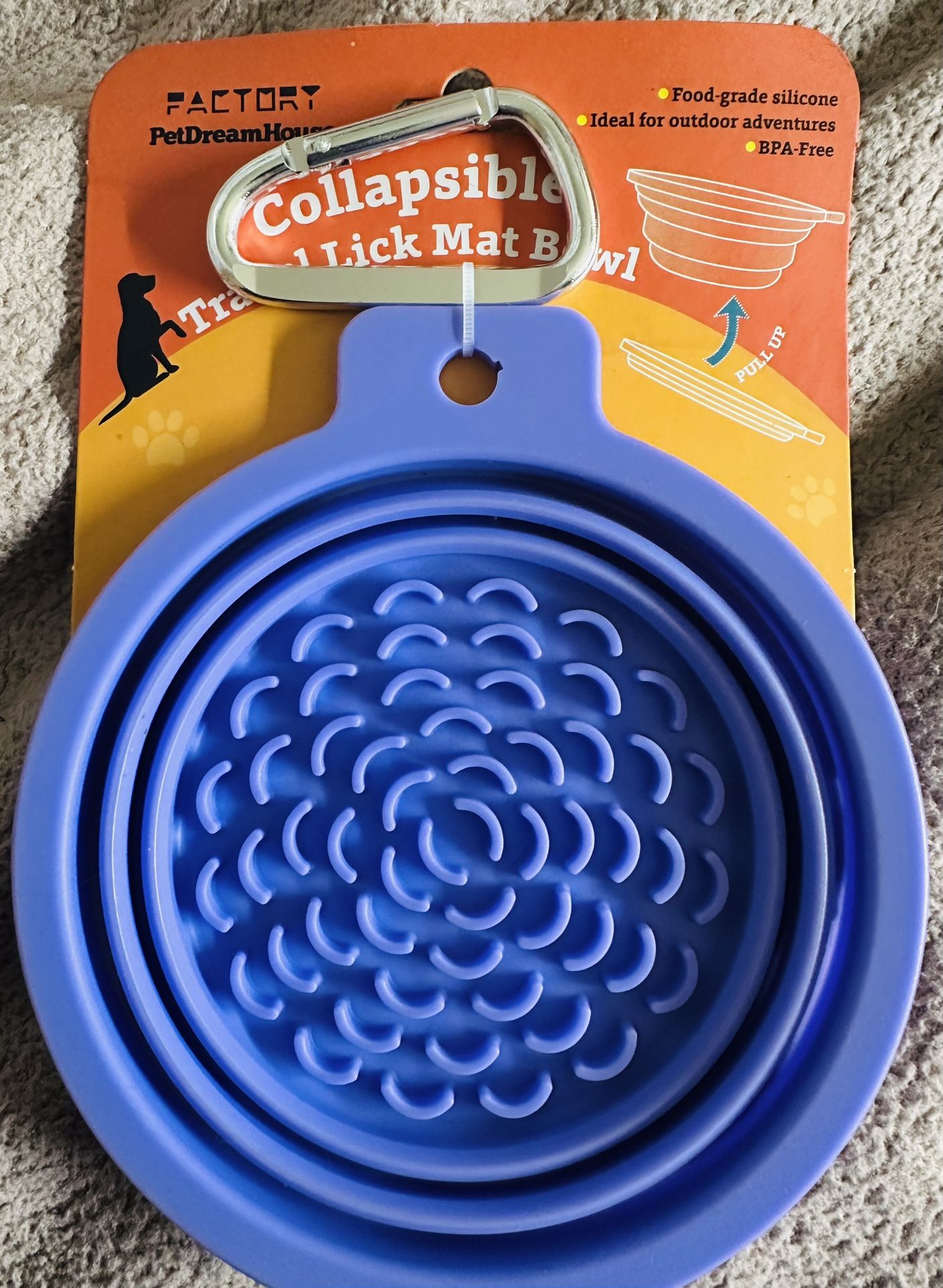 Portable Pet Washable Bowl
