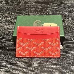 Goyard Cardholder Red 