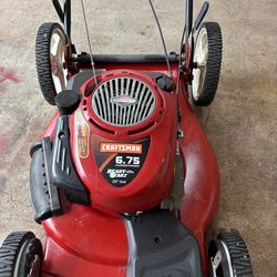 Craftsman 22” self propelled lawn mower, needs carb work