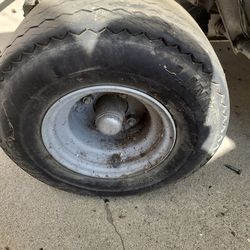 Golf car tires and rims