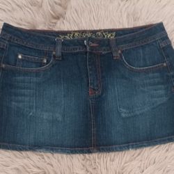 Vintage Juniors Denim Skirt Size 11/12