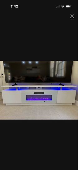TV stand with Fireplace
