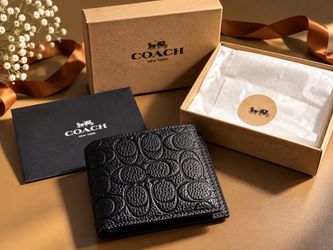 Coach leather wallet
