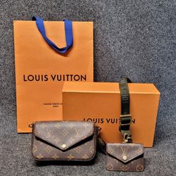 Louis Vuitton Felicie Strap & Go Crossbody Bag 100% Auth.