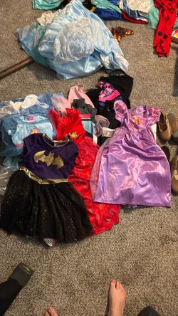 Disney princesses / costumes/ tap shoes Nike clothes