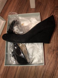 New Jessica Simpson Wedges Sz 8 Black