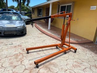 2 ton cherry picker engine crane hoist