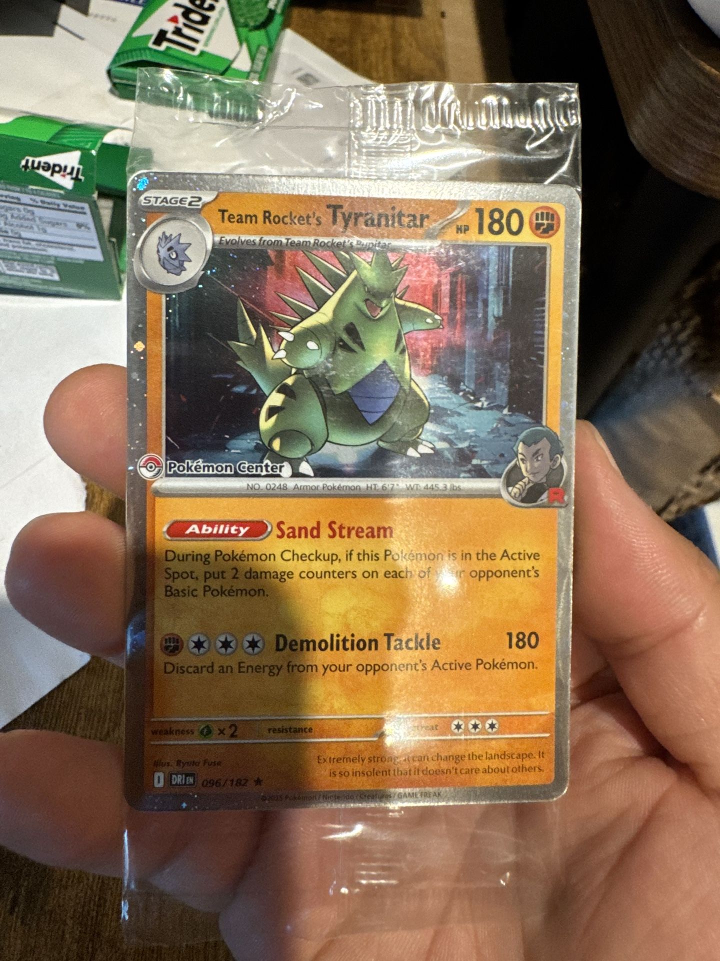 Team Rocket’s Tyranitar Pokemon Center Promo