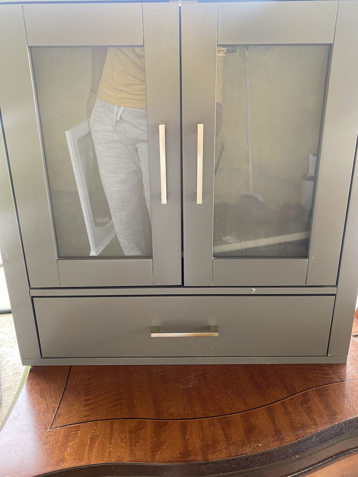 Bathroom Storage And Mirror