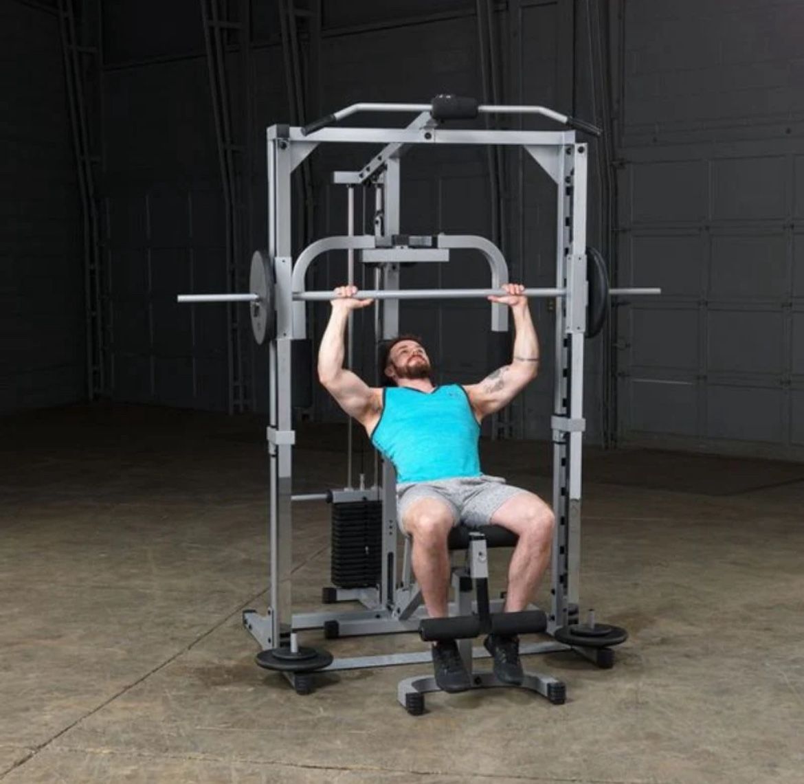 Smith Machine & 230lbs Of Plates