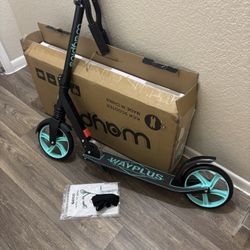 Kick Scooter for Ages 6+, Kid, Teens & Adults. Max Load 240 LBS. Foldable, Lightweight, 8IN Big Wheels for Kids, Teen and Adults, 4 Adjustable Levels.