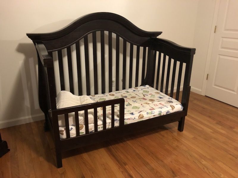 Baby Appleseed Davenport crib, armoire and changing table/dresser