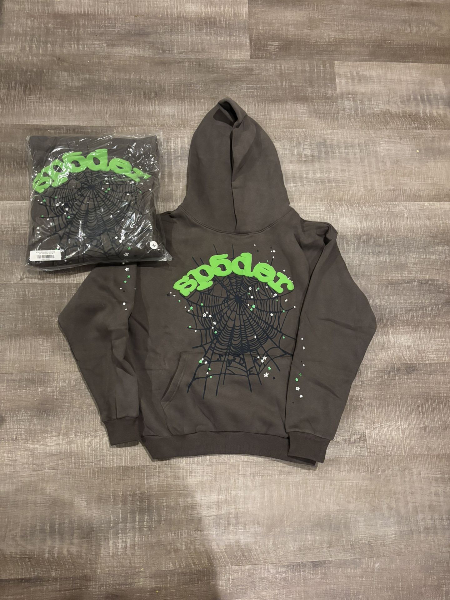 Slate Grey Spider Hoodie