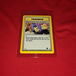 1st Edition 2000 Pokemon - Here Comes Team Rocket ! Card 71/187