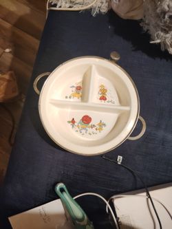Antique Childs Warming Dish