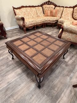 Wicker Coffee table with drawer