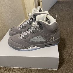 Air Jordan 5 Wolf Grey Size 13