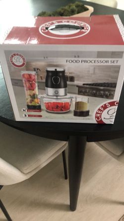 Chefs counter food processor set