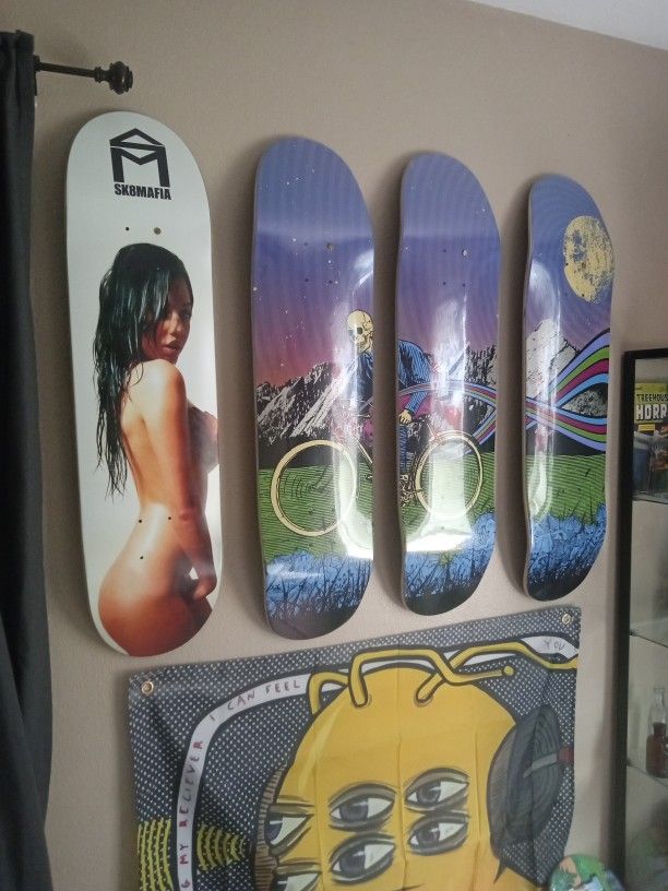 Skate Decks 1 Sk8mafia 3piece Grizzly Greatful Dead