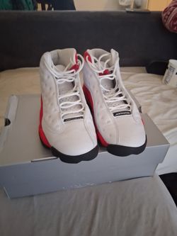 Air Jordan 13 White Red Black Sneakers
