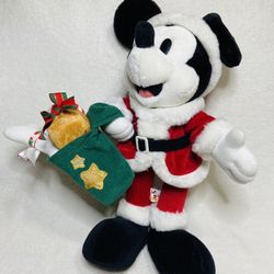 14” Y2K Vintage Walt Disney World Santa Claus Classic Mickey Mouse