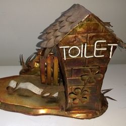 Copper Music Box Collection Outhouse 