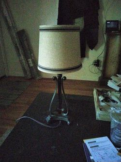 Bedside Lamp With Tags And Bulb