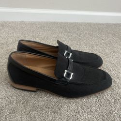 Men’s La Milano Patina Collection Black Dress Shoes – Size 9.5